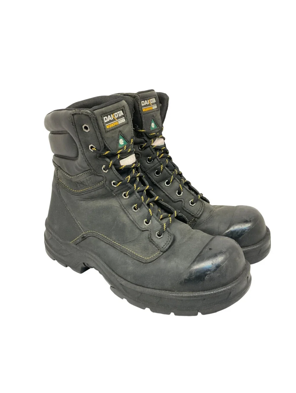 Dakota Men's 8'' 877 Steel Toe Steel Plate Work Boots Black Size 12M